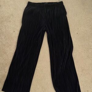 Flowy dressy wide leg ribbed pants size large - brand : sanctuary